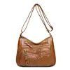 Bolso para Mujer 2026 Nuevo Modelo Gran Capacidad Versátil Piel Suave Moda Bolso de Hombro para Madres de Mediana Edad y Mayores Bolso Cruzado