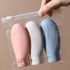 Conjunto de Frascos de Viagem, Cosméticos, Shampoo, Gel de Banho, Limpador Facial, Produtos para Cuidados com a Pele, Creme para as Mãos, Frasco Flexível, Frasco Vazio