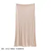 Pantalones de Seguridad de Seda de Verano para Mujer con Hilo de Onda Falda Antideslizante Base de Camisón Cómodos y Transpirables