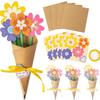 Cartões Manuscritos para o Dia das Mães 2026 Transfronteiriços Cartões de Cumprimento de Gratidão para o Dia do Professor Design de Flores Perfumadas Conjunto de 24 Cartões