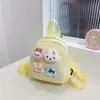 Mini mochila infantil súper linda de conejito, moderna, de alto valor, de dibujos animados, casual, para viajes, ligera