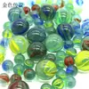 Brinquedo de Bolas de Vidro com Diâmetros de 14mm e 25mm, Contas de Vidro Coloridas para DIY Artesanato Caseiro Acessórios para Fliperama Pequeno
