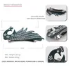 Direto da fábrica Amazon animal clip de mola com diamantes completos presilha de cabelo temperamento elegante clipe de rabo de cavalo Fênix acessórios de cabelo