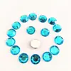 Rhinestones Redondos Planos Austriacos 8 mm Azul Lago Venta al por Mayor Accesorios DIY para Fundas de Teléfono, Auriculares, Manualidades y Decoraciones