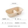 Envío gratis lonchera desechable comida rápida para llevar caja de embalaje degradable vajilla de papel ecológica caja bento caja para ensalada