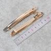 Acessórios de joias Sisi 8,10 cm grampo de cabelo cinco estrelas clipe automático fábrica de joias DIY clipe de mola dourado