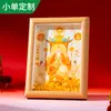 Marco de Fotos con Talismán de Bendición del Patriarca Taoísta, Adorno de Prosperidad para Sala de Estar, Decoración de Mesa para Entrada, Recuerdo, Artículo de Regalo para Casa Nueva
