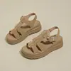 Sandalias de Punta Abierta con Correa de Hebilla Sandalias de Goma Zapatos de una Sola Capa para Mujer Deportes Casuales para Mujer Zapatos de Mujer