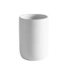 Set de Baño Moderno de Cerámica Cuatro Piezas Botella Dispensadora de Loción para Baño Presión Botella de Desinfectante para Manos Vaso para Enjuague Bucal Soporte para Cepillos de Dientes Jabonera