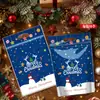Bolsas de Plástico Autocierre para Regalos de Papá Noel Bolsas Tote Mixtas Cuatro en Uno 50 Bolsas de Embalaje Navideño Bolsas de Dulces