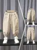 Q049 Ropa Infantil Niños Pantalones de Otoño Nuevo Estilo Primavera-Otoño Pantalones Casuales Infantiles para Niños Pequeños Pantalones de Otoño de Moda