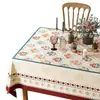Mantel impermeable y a prueba de aceite, paño de escritorio sin lavado, mantel rectangular de estilo ins para comedor, mantel de PVC de estilo de lujo ligero de alta gama para mesa de café