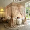 Mosquitero de Piso Jacquard Estilo Francés 2026 Nuevo Estilo Palacio para Uso en Exteriores - D10 Rose Lover