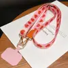 Lanyard Largo Cruzado para Teléfono con Correa Ajustable para el Cuello Anti-Pérdida Versión Ancha Correa para el Hombro con Patrones Pintados