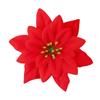 Flor de Pascua Flores Navideñas Clásicas Decoraciones para Árbol de Navidad Accesorios Navideños
