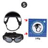 Accesorios de Gafas para Mascotas con Cascos para Perros, Protección Solar Estilo Motocicleta y Protección UV para la Cabeza, Gafas, Gafas de Sol Decorativas