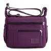 Bolsa Cruzada Nueva de Estilo para Comercio Exterior, Bolsa de Madre Repelente al Agua, Bolso Sencillo para Viajes Diarios de Mujeres de Mediana Edad, Gran Capacidad, Almacenamiento Multicapa, Bolso de Hombro