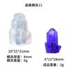 Triunfante molde de gota DIY 11 racimo de cristal columna de piedra molde de silicona molde líquido suave fácil desmoldeo