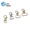 Juego de 6 piezas 20 mm Llavero para Joyería Accesorios Metálicos Broche de Perro Broche de Boca de Pez Correa para Ropa y Bolsas Broche de Langosta de Resorte