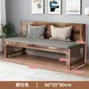 Sofá de madera maciza simple moderno sala de estar apartamento pequeño sofá de dos tres plazas silla silla de comedor banco de respaldo de ocio para balcón