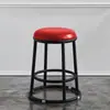 Taburete Alto de Tres Anillos Extra Grueso, Taburete Alto de Barra, Silla Alta para Adultos en Casa, Silla de Mostrador, Taburete Alto de Lujo Ligero para Arcade, Taburete Redondo