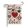 Bandera de Jardín Caliente de San Valentín de Amazon Bienvenida de Gnomos Bandera Decorativa de Jardín para Patio Exterior de San Valentín