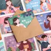 Cartão de felicitações para o Dia do Professor, decoração de presente de feriado, cartão postal com mensagem e bênção do Instagram, papel para cartão de envelope, cartão pequeno feito à mão para DIY