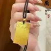 Agite o mesmo ouro de areia vietnamita bússola de oito tesouros cabaça pingente feminino longo não desbota cordão preto colar atacado
