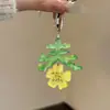 Nuevo cuatro estaciones (primavera, verano, otoño, invierno) colgante de texto acrílico llavero creativo, un regalo práctico y de buena suerte para parejas