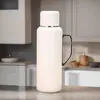 Novo Bule Herança com Mostrador Mecânico Aço Inoxidável 316 Bule para Cozinhar Chá Separação Chá e Água Infusor de Chá Portátil Presente Copo de Água