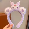 Diadema de Felpa de Dibujos Animados Kulomi para Niños, Banda para la Cabeza de Niña de Otoño e Invierno, Compresión del Cabello, Moño para el Cabello, Ropa para la Cabeza de Bebé