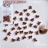 Ankora Red Nail Art Acessórios Mini Laço Explosivo Vinho Vermelho Maillard Laço Resina Decoração de Unhas