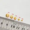 Cuentas de Sandía Cubiertas de Oro de 14K que Conservan el Color, Cuentas Espaciadoras de Flor Cortada, Pulsera de Cristal y Perla Hecha a Mano para Manualidades DIY, Cuentas Sueltas para Joyería