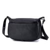 Bolso bandolera sencillo de piel auténtica para mujer, nuevo estilo, moderno, de piel de vaca de primera capa, combinable con todo, de un solo hombro, ideal para ir al trabajo.
