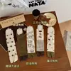 Songmu" Serie de Ilustraciones de Perros Calcetines Tabi sin Costuras Separadores de Dedos de Longitud Media Calcetines de Algodón Sueltos de Estilo Japonés de Longitud Media para Mujer