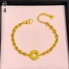 Pulsera de Mariposa Dorada Perla Hielo Triturado, Pulsera de Calabaza Corazón Perla de la Suerte, Trébol de Cuatro Hojas Oro Arena, Venta Directa del Fabricante