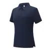 Camiseta de Secagem Rápida Top de Golfe Transfronteiriço Nylon Manga Curta Camisa de Tênis Masculino Pickleball Camisa Polo Feminina Esportes Personalizado