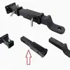Bestseller transfronterizo: Partes de modificación de tubo cuadrado para remolque Tubo receptor extendido de 2 pulgadas Tubo receptor hueco de 7 pulgadas 8 pulgadas