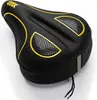 AQ026 Nueva Funda de Cojín de Asiento de Silicona Negra/Azul/Amarillo/Rojo Funda para Asiento de Bicicleta de Montaña Cómoda Gruesa Suave Funda para Sillín