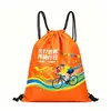 Bolsa de almacenamiento portátil para exteriores, mochila con cordón de gran capacidad, mochila deportiva para ciclismo, bolsa con cordón para baloncesto y fútbol