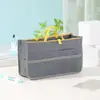 Bolsa de Cosméticos Ligera de Gran Capacidad Transfronteriza con Doble Cremallera, Neceser Engrosado, Bolsa Multifuncional para Almacenamiento de Cables de Datos