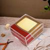 Caja de regalo de acrílico cuadrada, venta al por mayor, transparente, para productos de salud, pepino de mar universal, nido de pájaro, cordyceps, caja de embalaje de plástico.