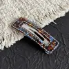 Un Nuevo Pasador de Acetato Estilo Coreano de Lan con Pedrería de Colores Vintage, Pinza BB para Mujer, Pinza Lateral para Cabello Suelto, Pinza para Flequillo, Accesorio para el Cabello, Pasador
