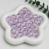 Dingyi 10-12 Perlas Estrella Ópalo Luna Fría Resina Galvanizada Agujero Pasante Perlas Sueltas Sin Rayaduras Accesorios para Cadena de Teléfono Móvil DIY