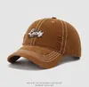 Nueva gorra de béisbol infantil de la suerte, gorra de moda estilo callejero hip-hop, gorra personalizada con estampado y visera suave, versátil para primavera y verano