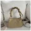 Bolso de Axila Estilo Francés 2026 para Mujer, Diseño de Nicho de Moda, Elegante Bolso de Media Luna Plisado para Mujer
