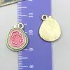 Série Frutas Gota de Óleo Acessórios para Joias DIY Pingente de Morango Cereja Pingente Pulseira Colar Liga Transfronteiriça Pingente