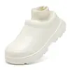 Zapatos de algodón de explosión de invierno zapatos de agua transfronterizos talla grande zapatos de enfermera zapatos de chef zapatos de trabajo forrados de vellón impermeables antideslizantes zapatos casuales