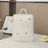 Tecido Não Tecido Semi-Transparente PVC Sacola de Embalagem Bolsa de Bambu Conjunto de Quatro Peças Refrescante Colcha de Verão Bolsa de Embalagem com Zíper Composto