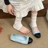 Nuevos Zapatos Planos de Ballet con Lazo para Mujer, Zapatos Planos para Niñas, Estudiantes y Celebridades de Internet, Zapatos de Moda para Mujer, Estilo Coreano Versátil